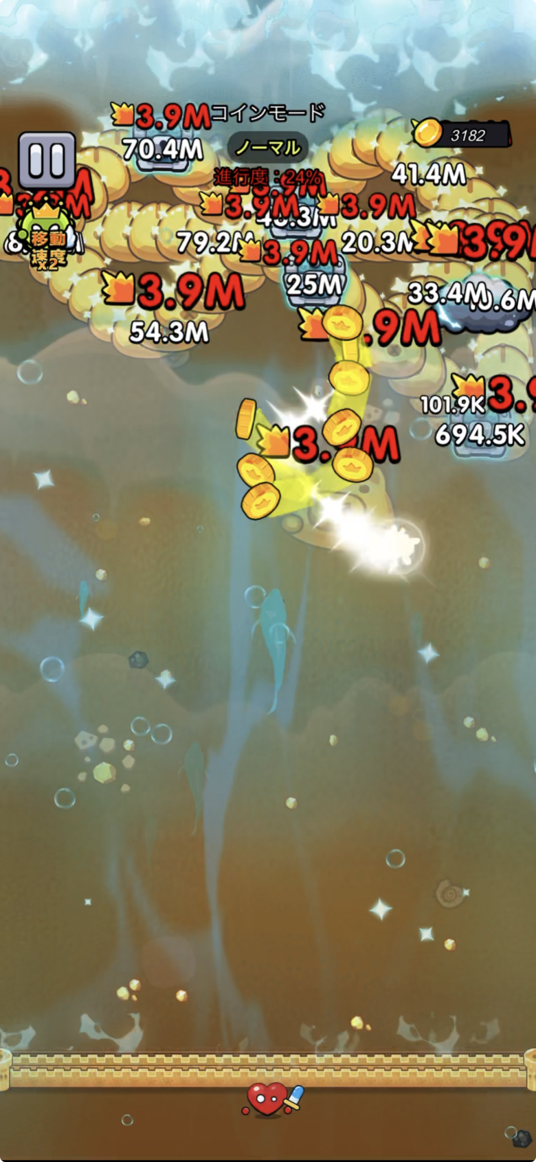 潮汐の石の強さ