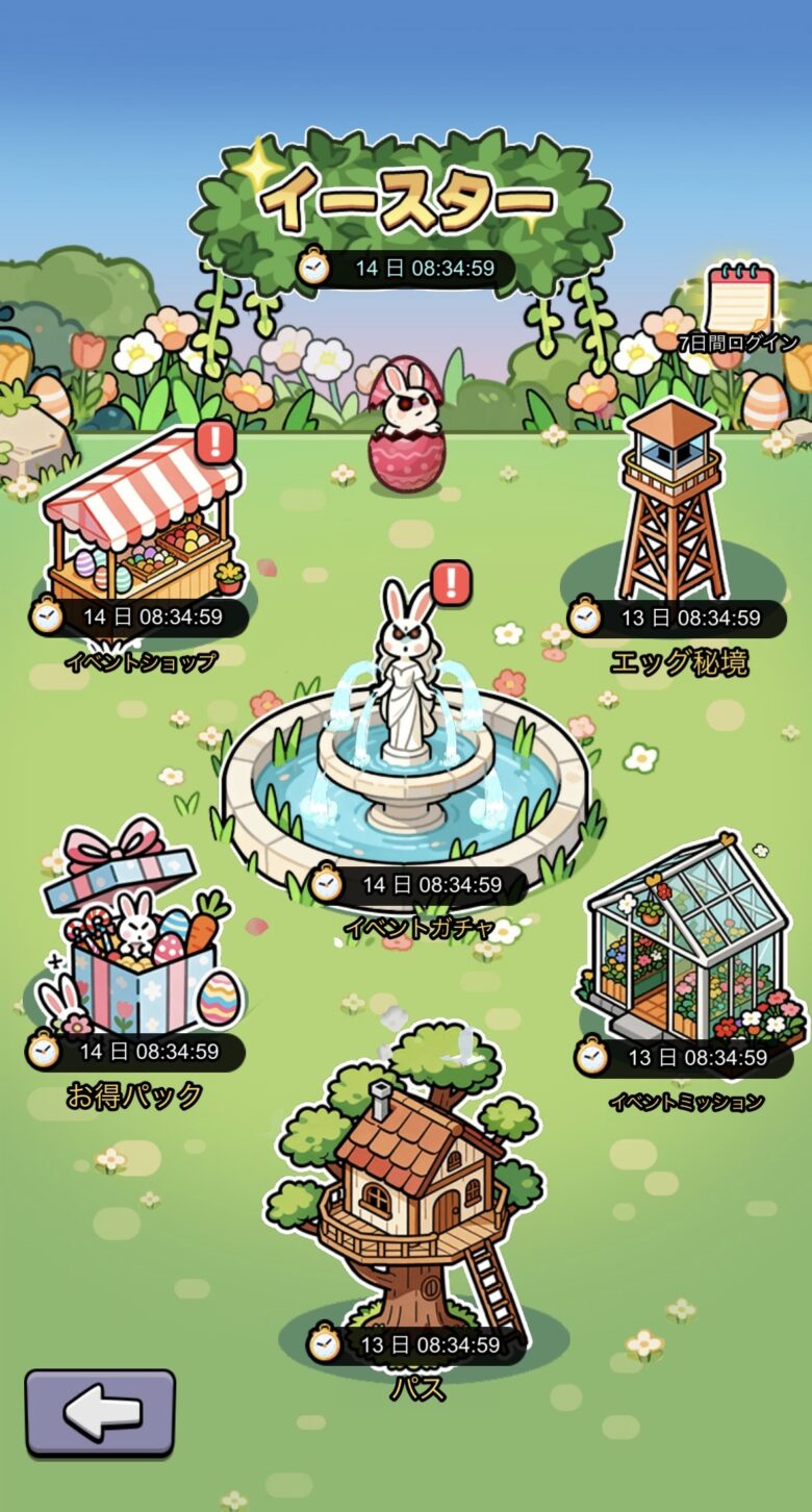 セルサバイバー イースターのイベント情報まとめ